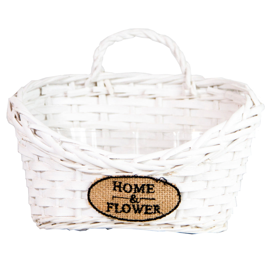 Gardener Select Home & Flower Wood Weaved Basket