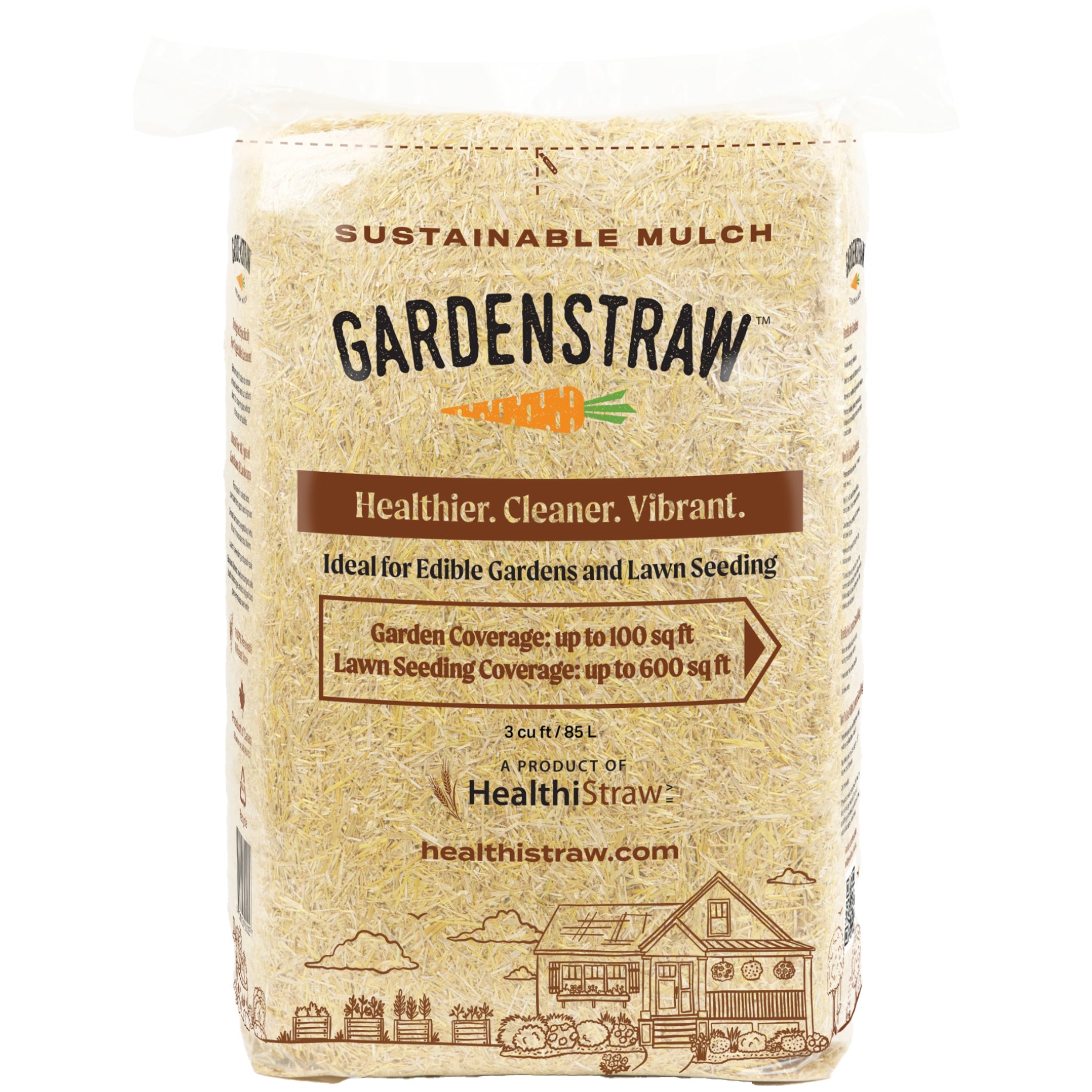 HealthiStraw™ GardenStraw™ Wheat Straw Mulch Greenhouse Megastore