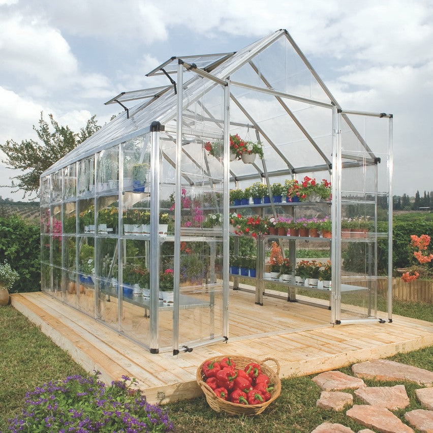 Snap & Grow Plus DIY Greenhouse Kit 8.5 ft. Wide with Single-layer