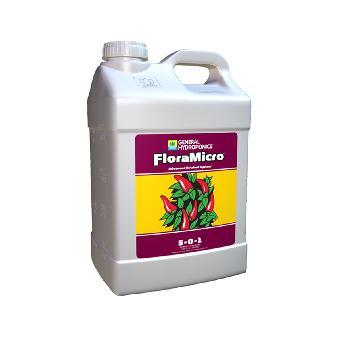 General Hydroponics® FloraMicro® 5-0-1 - Greenhouse Megastore