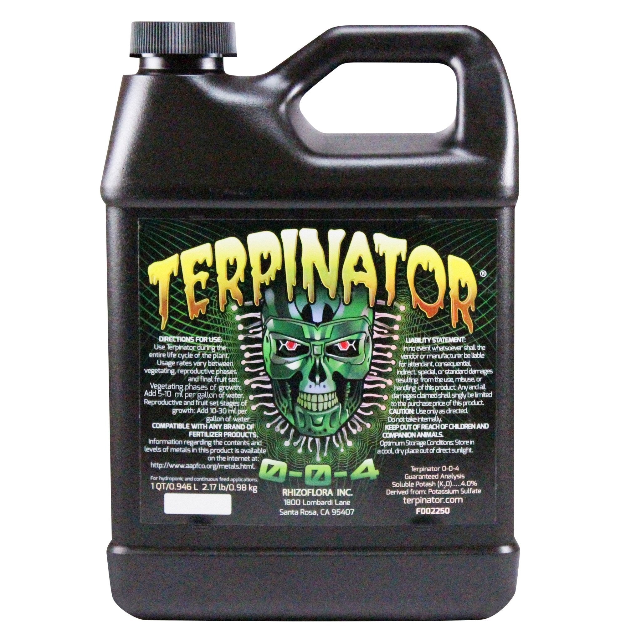 General Hydroponics Terpinator® 0-0-4 - Greenhouse Megastore