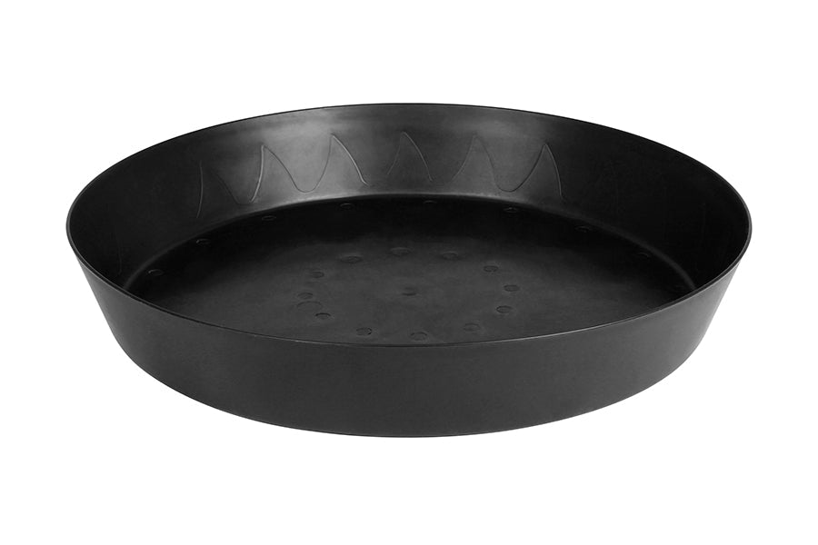 18 planter saucer Gro Pro® Heavy-Duty Black Plastic Saucer