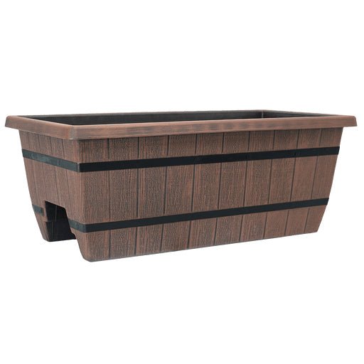 Grower Select Cask Railing Window Box
