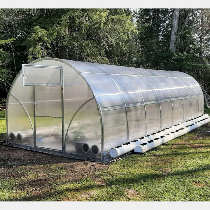 Sigma DIY Greenhouse Kit 10 x 26 ft. with 6mm Double-Wall Polycarbonate Panels and Galvanized Steel Frame