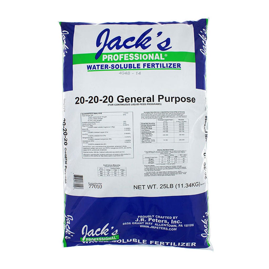 ゆん Jack's Professional 20-20-20 General Purpose Fertilizer
