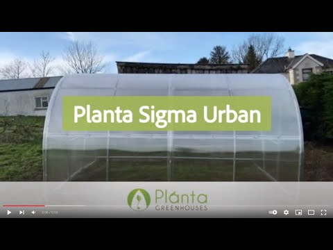 Sigma Urban DIY Greenhouse Kit 10 x 13 ft. with 6mm Double-Wall Polycarbonate Panels and Galvanized Steel Frame
