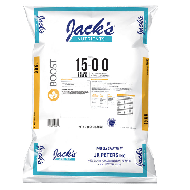 Jack's Nutrients Calcium Nitrate Part B Fertilizer
