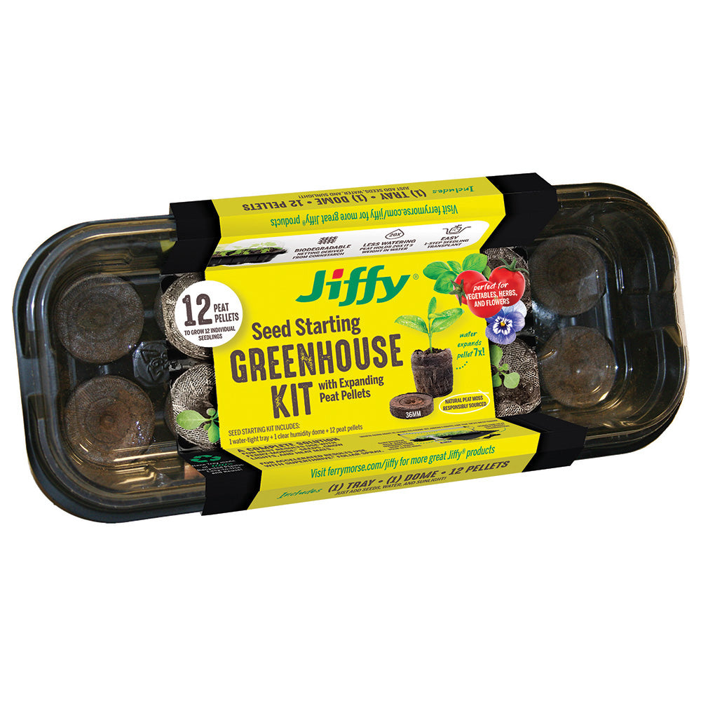 Jiffy Seed Starting Greenhouse Kit for Windowsills – Greenhouse