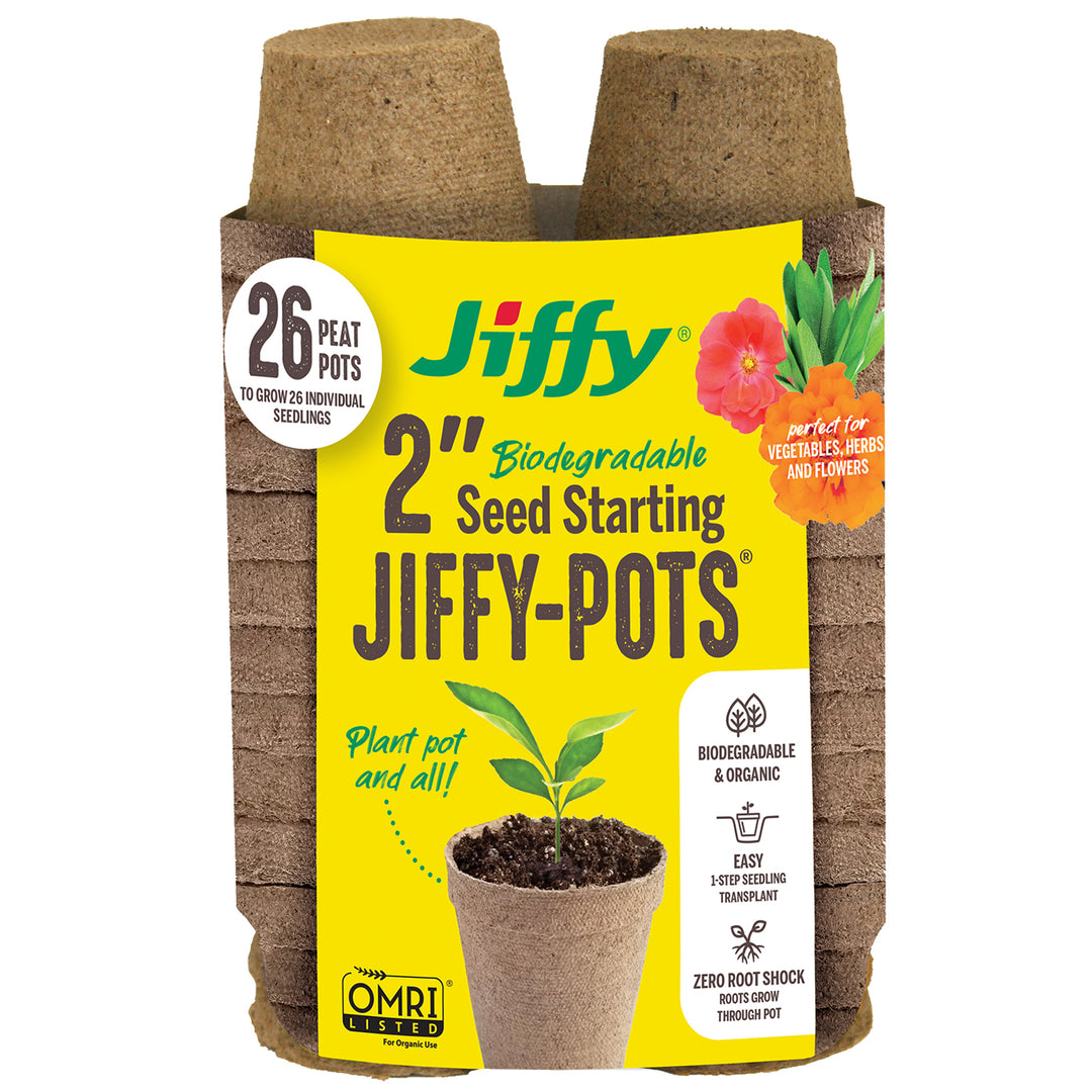Jiffy® Peat Pots - Retail Packaging