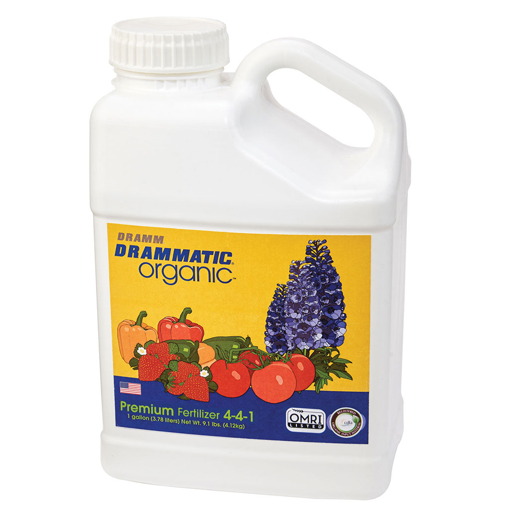 liquid fertilizer organic Dramm Drammatic Organic Premium Fertilizer 1 Gallon