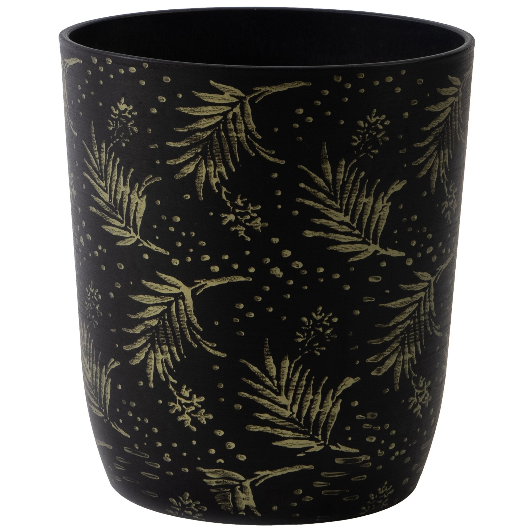 black stone plant pot Gardener Select® Black Mixed Stone Planters