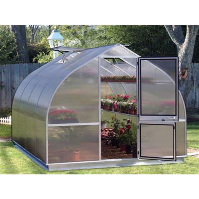 Riga Deluxe Greenhouse Kit 9.8 ft. Wide with TwinWall Polycarbonate Panels and Aluminum Frame