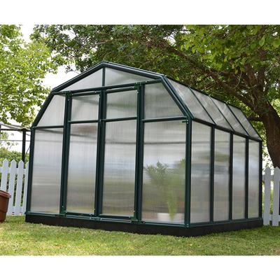 Rion Hobby Gardener 2 DIY Greenhouse Kit 8 ft. Wide with Twin Wall Polycarbonate Panels and PVC Frame