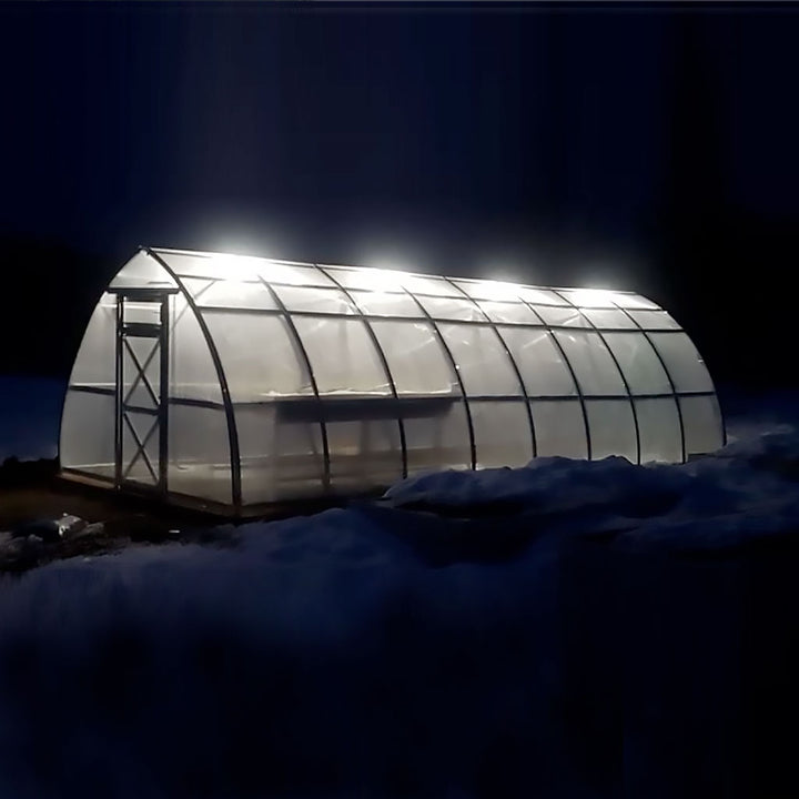 Sungrow DIY Greenhouse Kit 10 x 26 ft. with 6mm Double-Wall Polycarbonate Panels and Galvanized Steel Frame