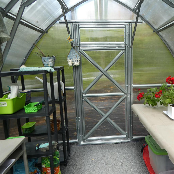 Sungrow Compact DIY Greenhouse Kit 10 x 6.5 ft. with 6 mm Twinwall Polycarbonate Panels and Galvanized Steel Frame