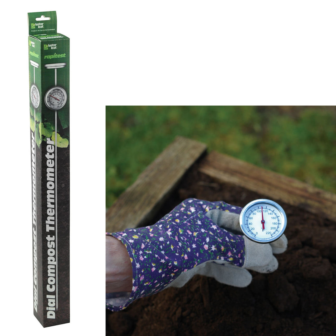 Luster Leaf Rapitest Dial Compost Thermometer