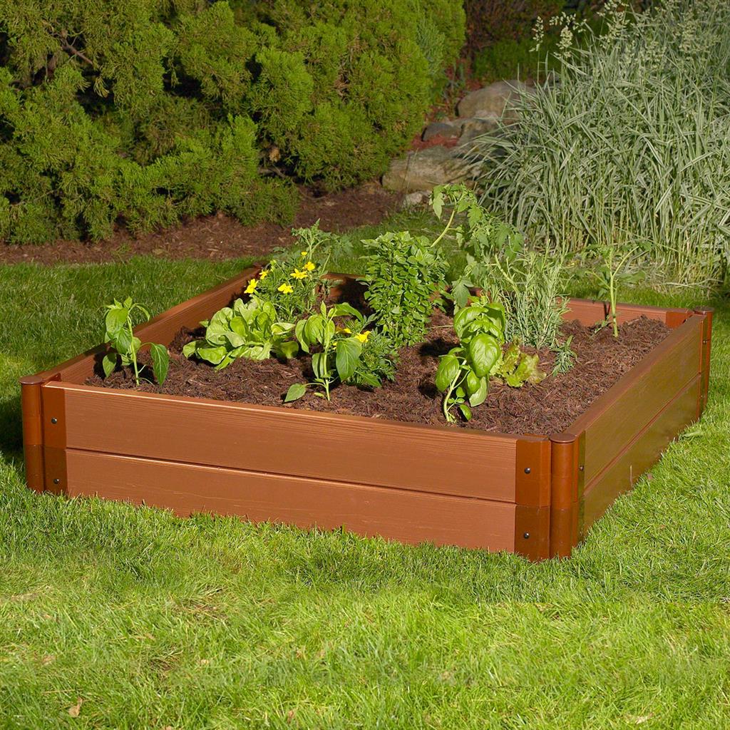 Classic Sienna 4' x 8' Raised Bed Composite Board – Greenhouse