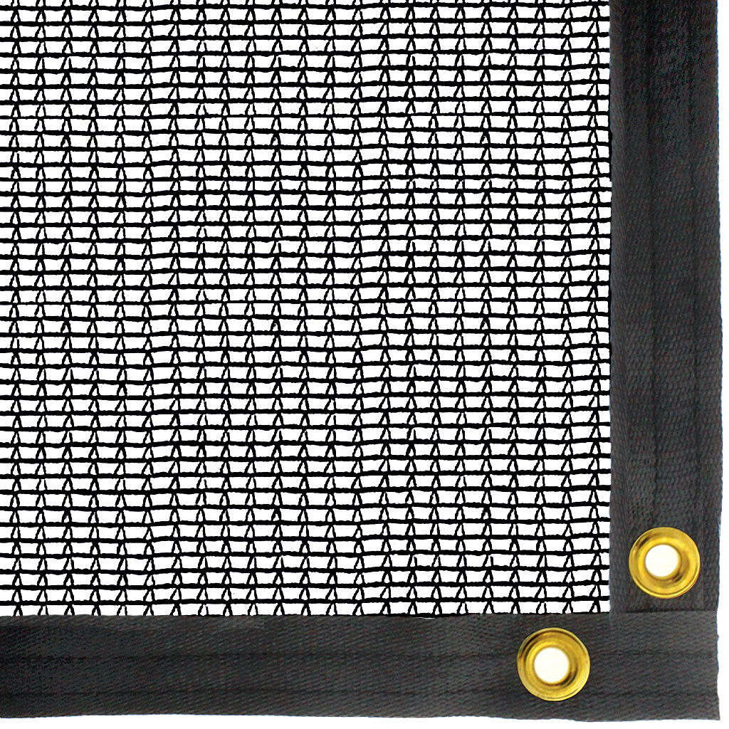 Be Cool Solutions™ 30% Black Shade Cloth, Grommeted Panel