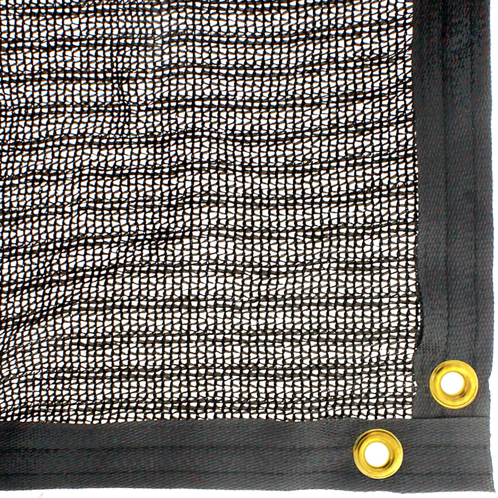 Be Cool Solutions™ 60% Black Shade Cloth, Grommeted Panel