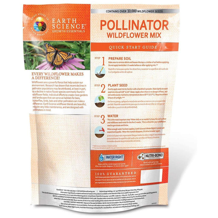 Earth Science® Wildflower Pollinator Seed