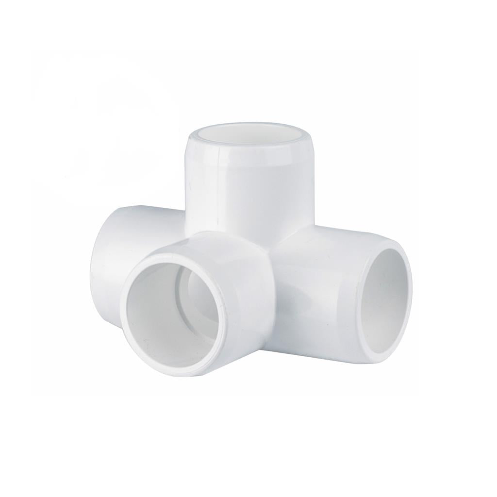 PVC Fitting 4 Way Connector