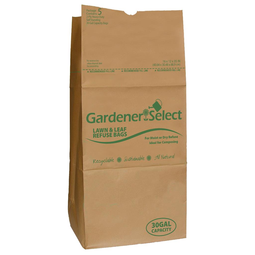 Gardener Select™ Lawn Refuse Bag 5 pack – Greenhouse Megastore