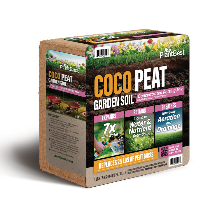 PlantBest™ Coco Peat Coconut Coir Growing Medium & Soil Improver