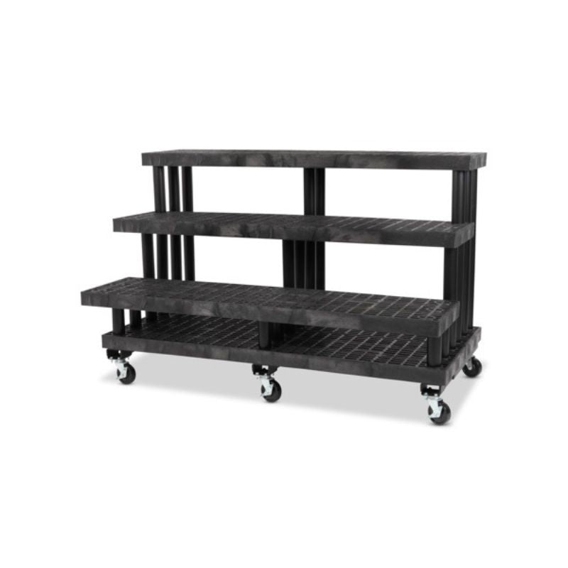 Benchmaster 3 Shelf Wall Cart - Greenhouse Megastore