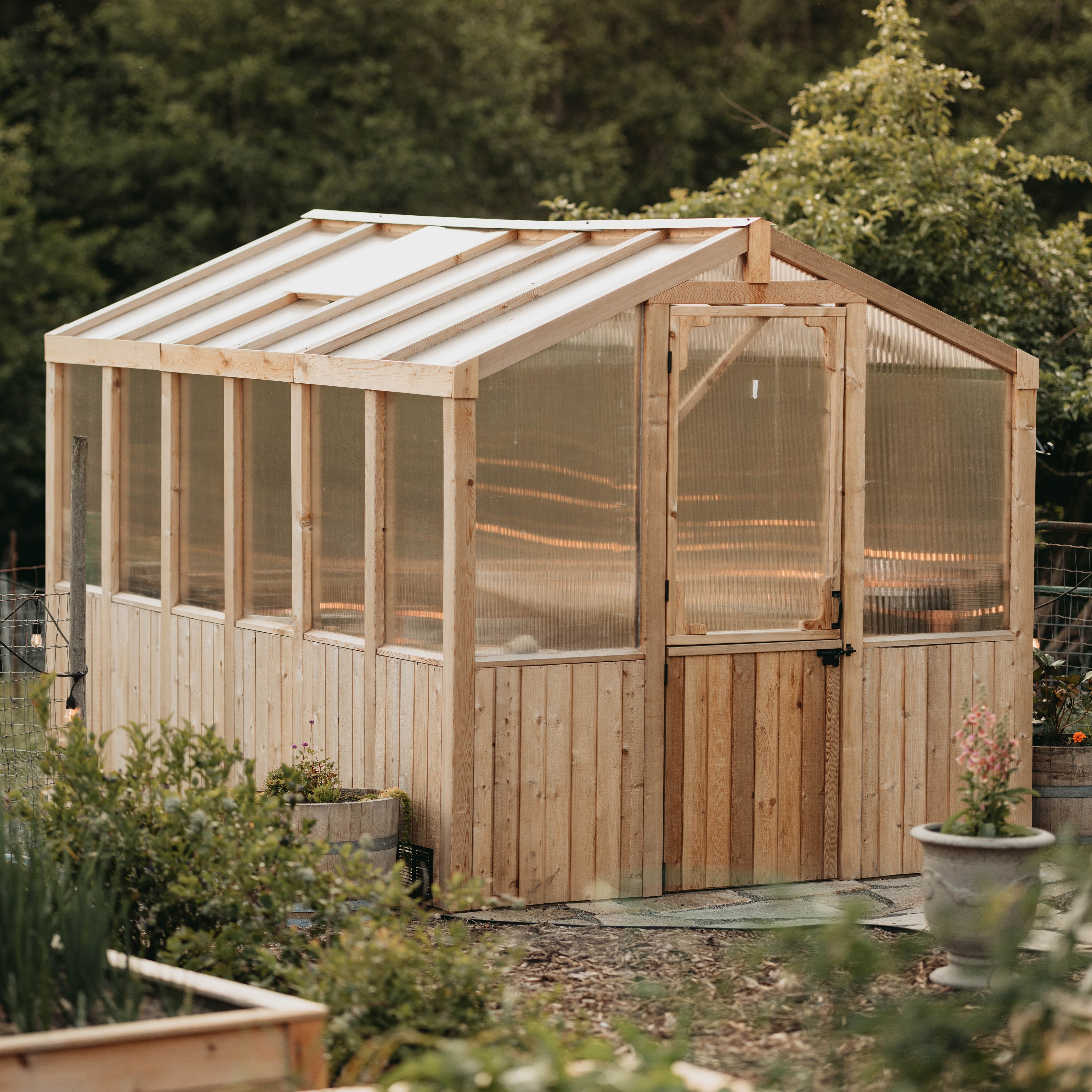 Outdoor Living Cedar Greenhouse - Greenhouse Megastore