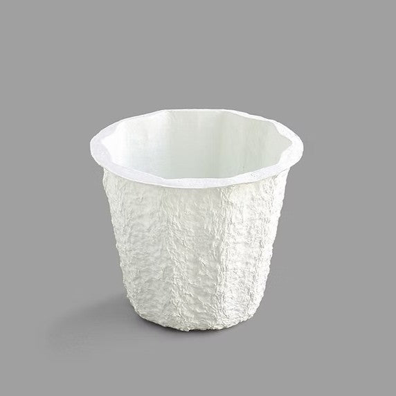 Western Pulp White Mache Floral Containers - Jardiniers