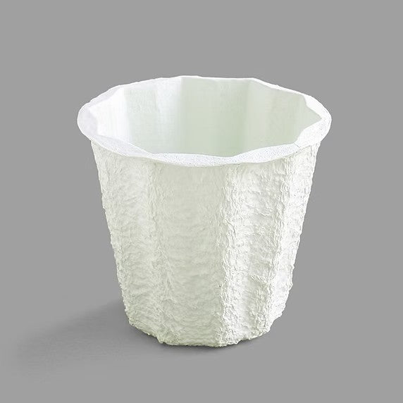 Western Pulp White Mache Floral Containers - Jardiniers
