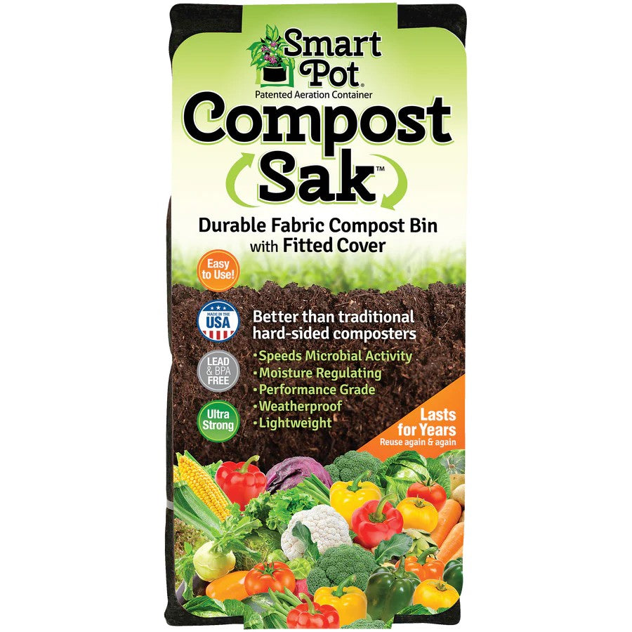 Smart Pot Compost Sak w/ Plastic Fitted Cover