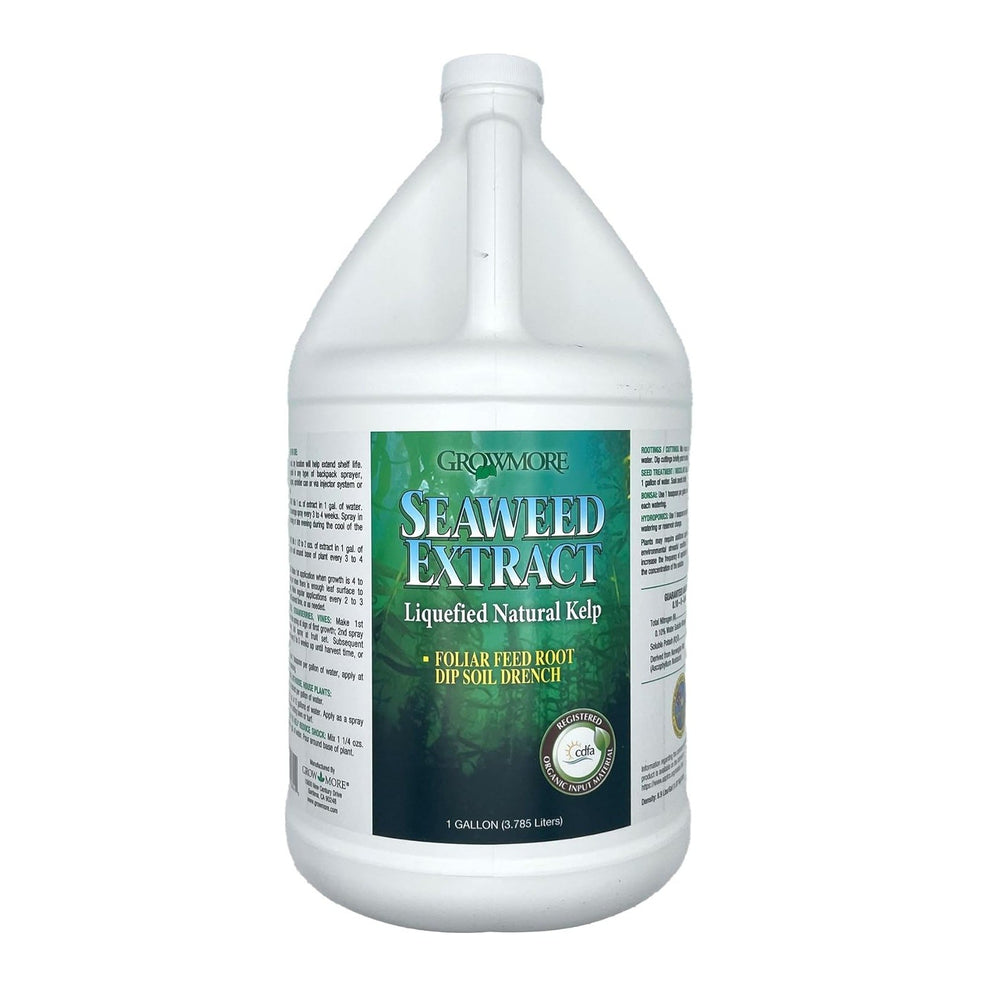 Gallon container of Grow More Seaweed Extract 