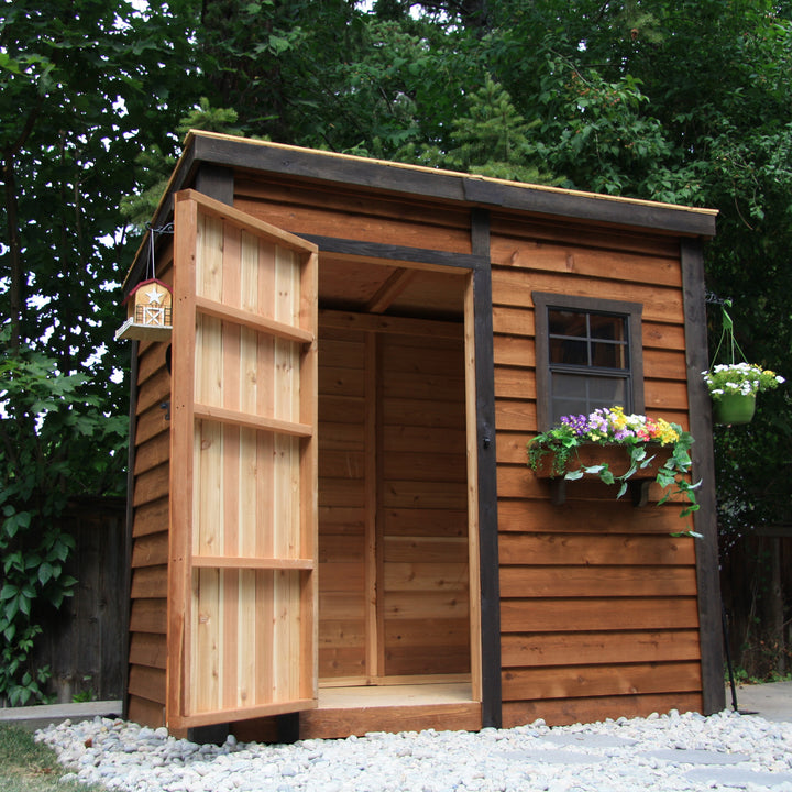 GardenSaver Lean-to Shed 8x4, Single Door