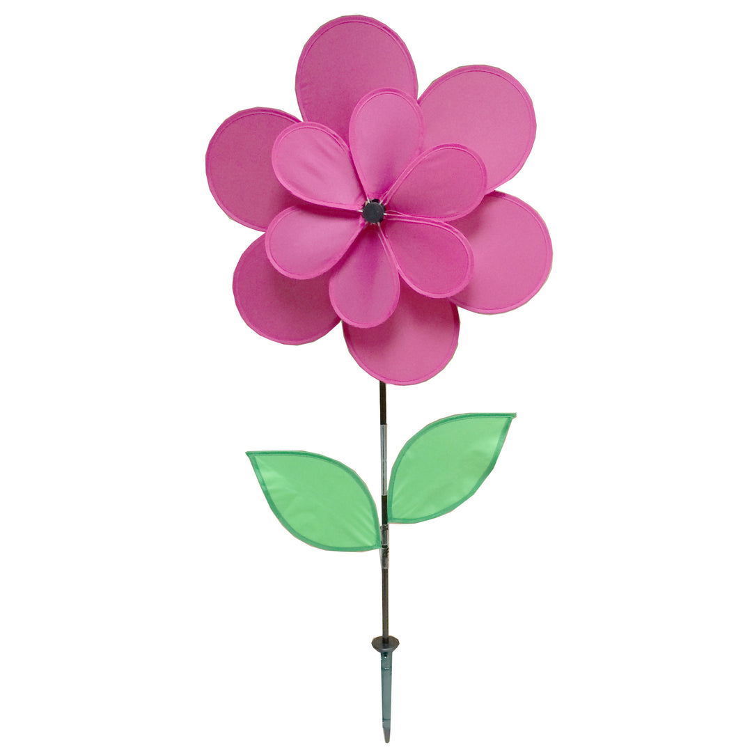 Gardener Select™ Double 12-Petal Flower Pinwheel with Leaves