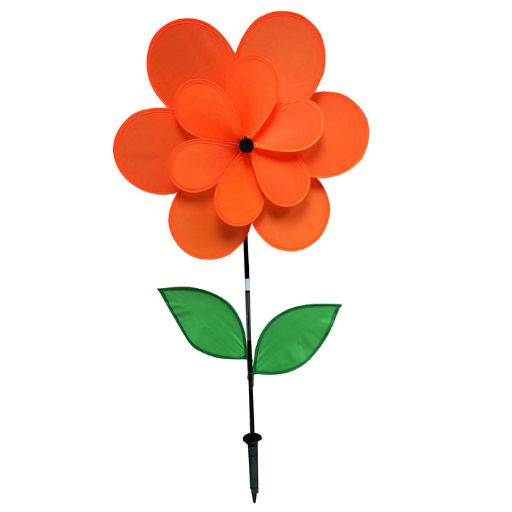 Gardener Select™ Double 12-Petal Flower Pinwheel with Leaves