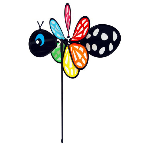 Gardener Select™ 6-Petal Happy Bugs Rainbow Bee Pinwheel