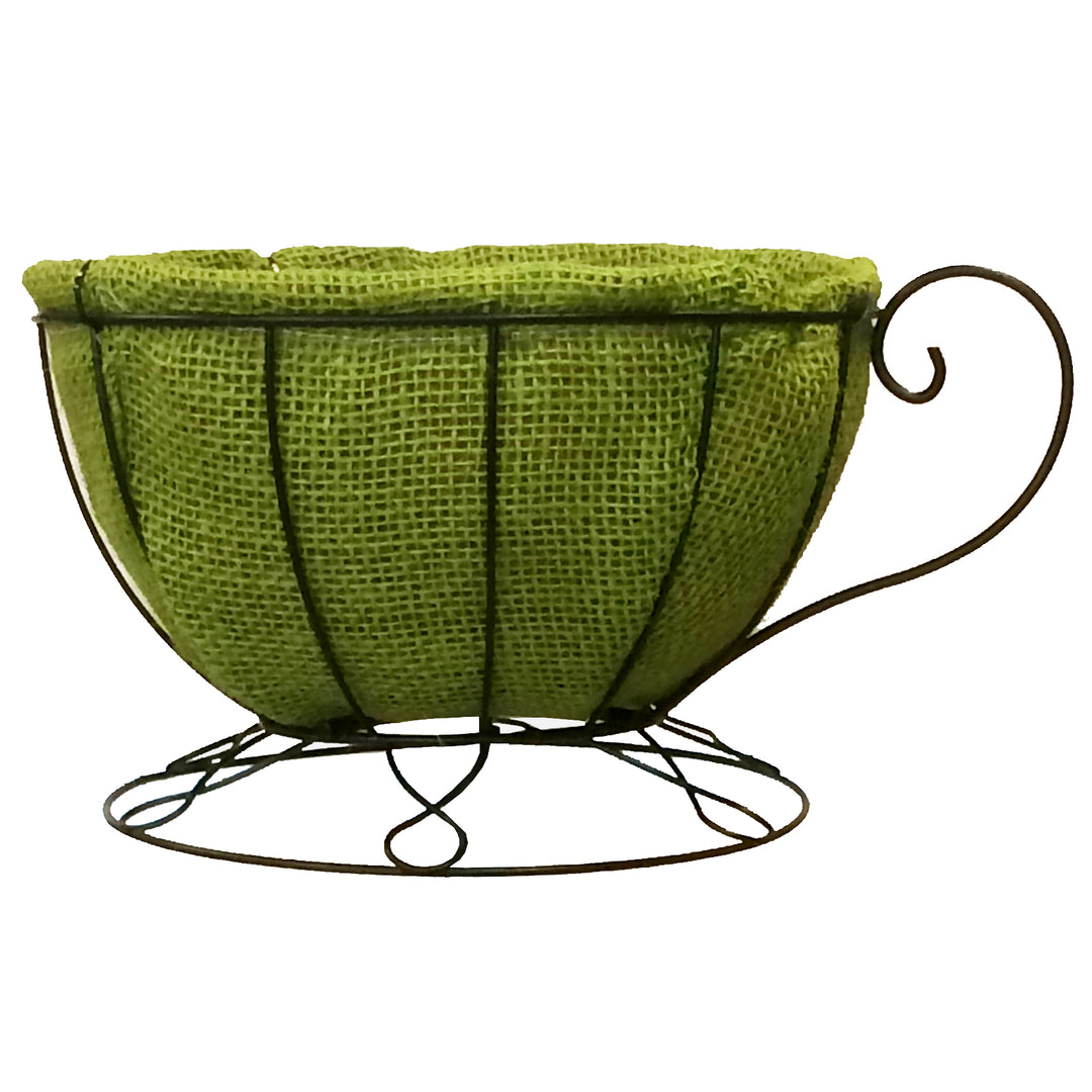 Gardener Select Jute Tea Cup Planter