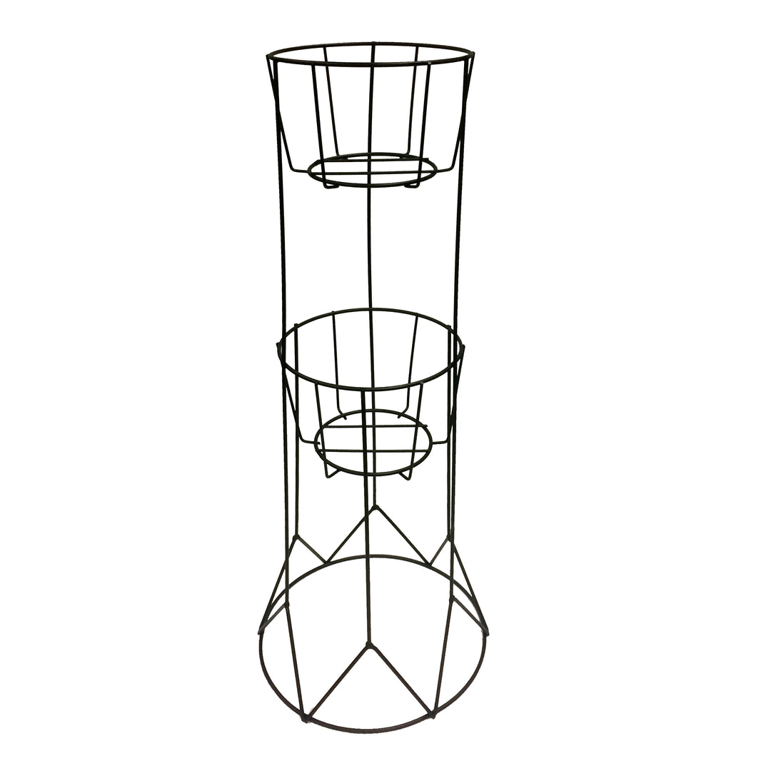 Gardener Select Black Double Tier Wire Plant Stand