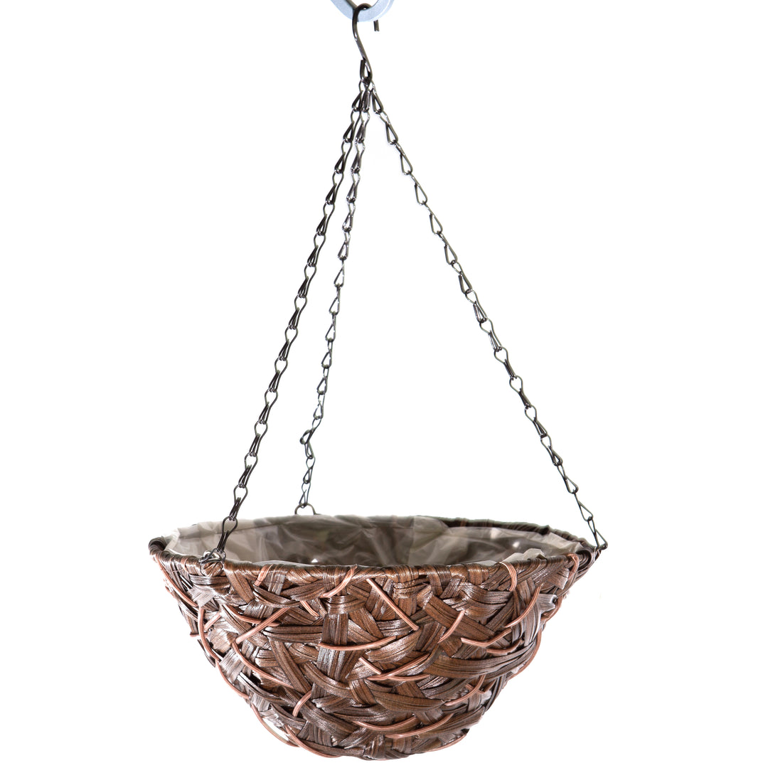 Gardener Select™ Woven Wicker Hanging Baskets