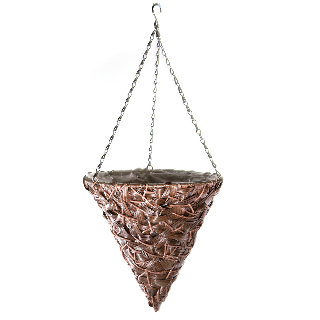 Gardener Select™ Woven Cone Hanging Baskets