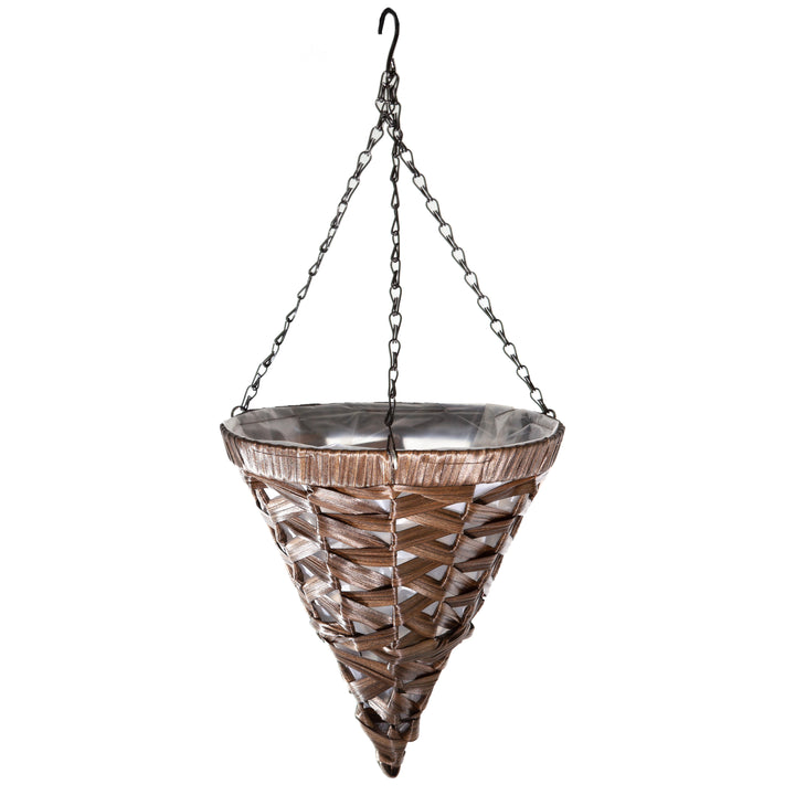 Gardener Select™ Woven Cone Hanging Baskets