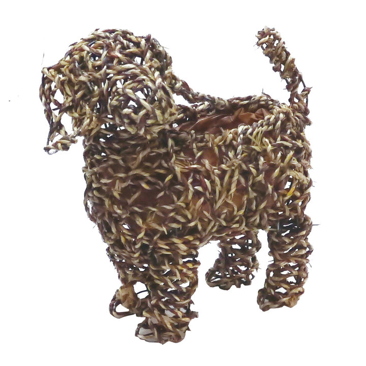 Gardener Select™ Rattan Rope Dog Topiary