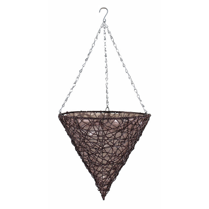 Gardener Select™ Cone Resin Wicker Hanging Baskets