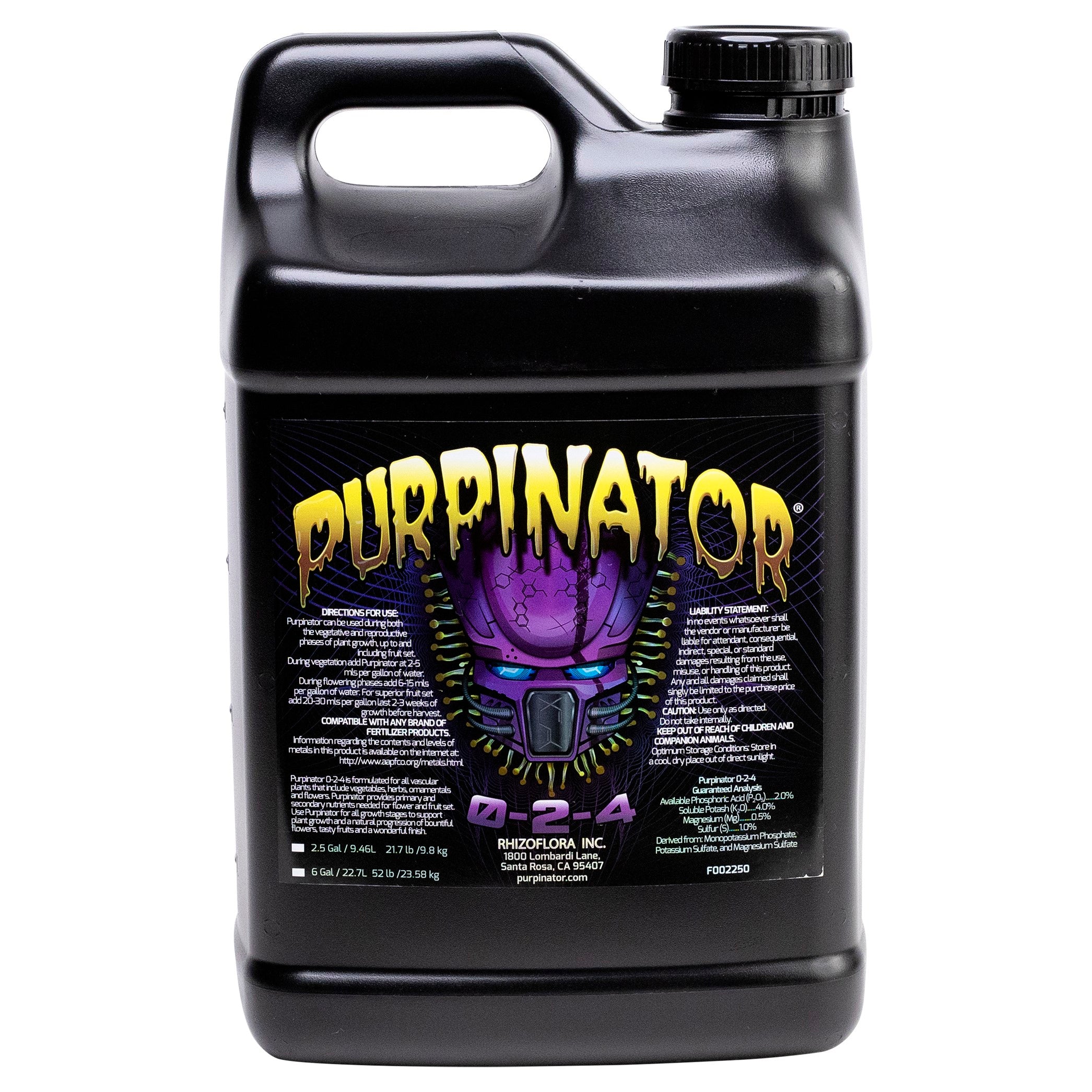 その他 PURPINATOR General Hydroponics Purpinator® 0-2-4 - Greenhouse Megastore