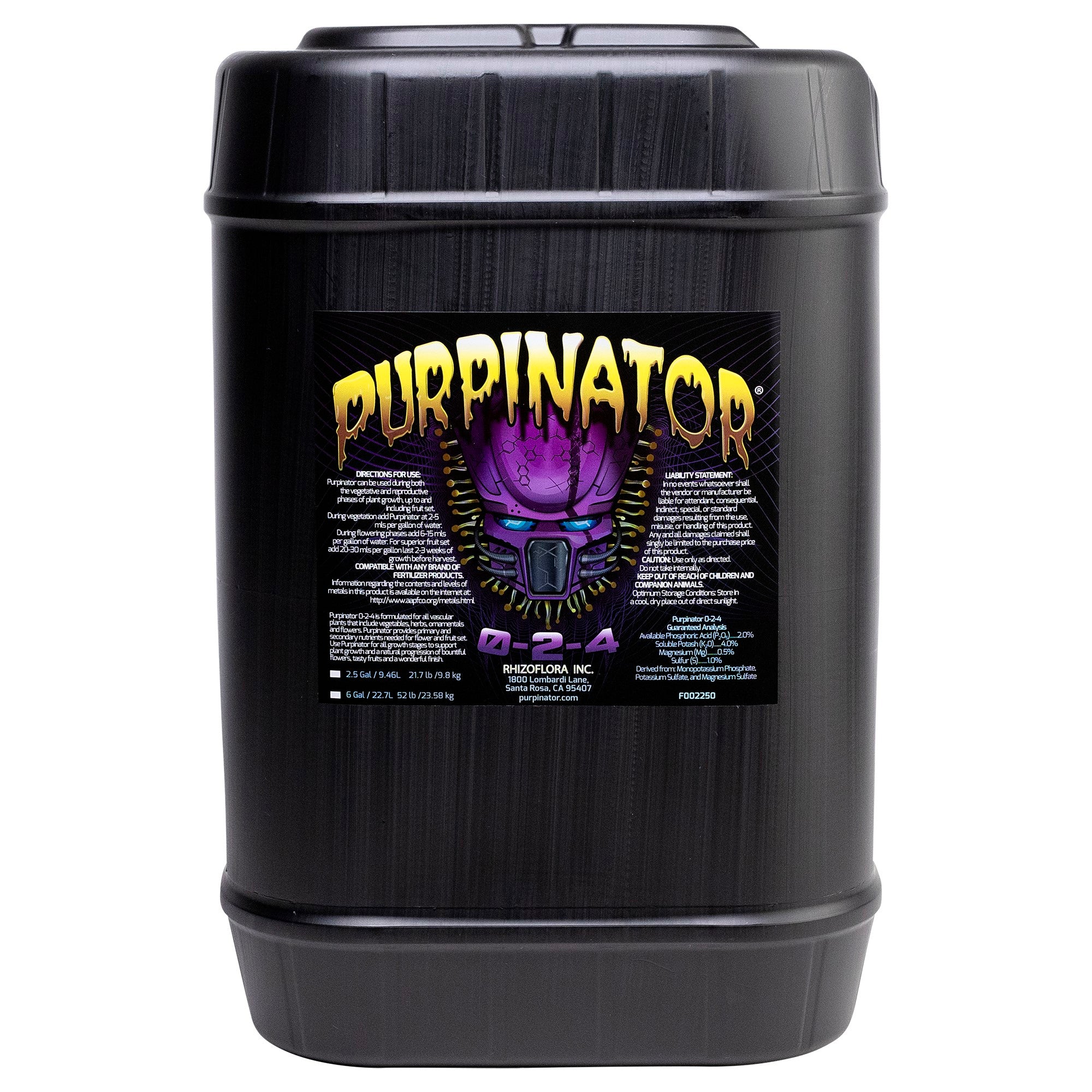 その他 PURPINATOR General Hydroponics Purpinator® 0-2-4 - Greenhouse Megastore