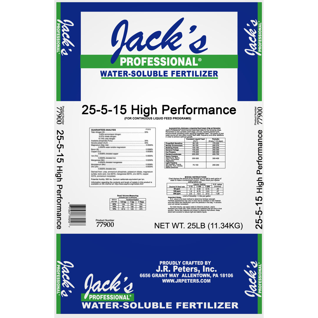 Jack's Professional 25-5-15 High Performance Fertilizer
