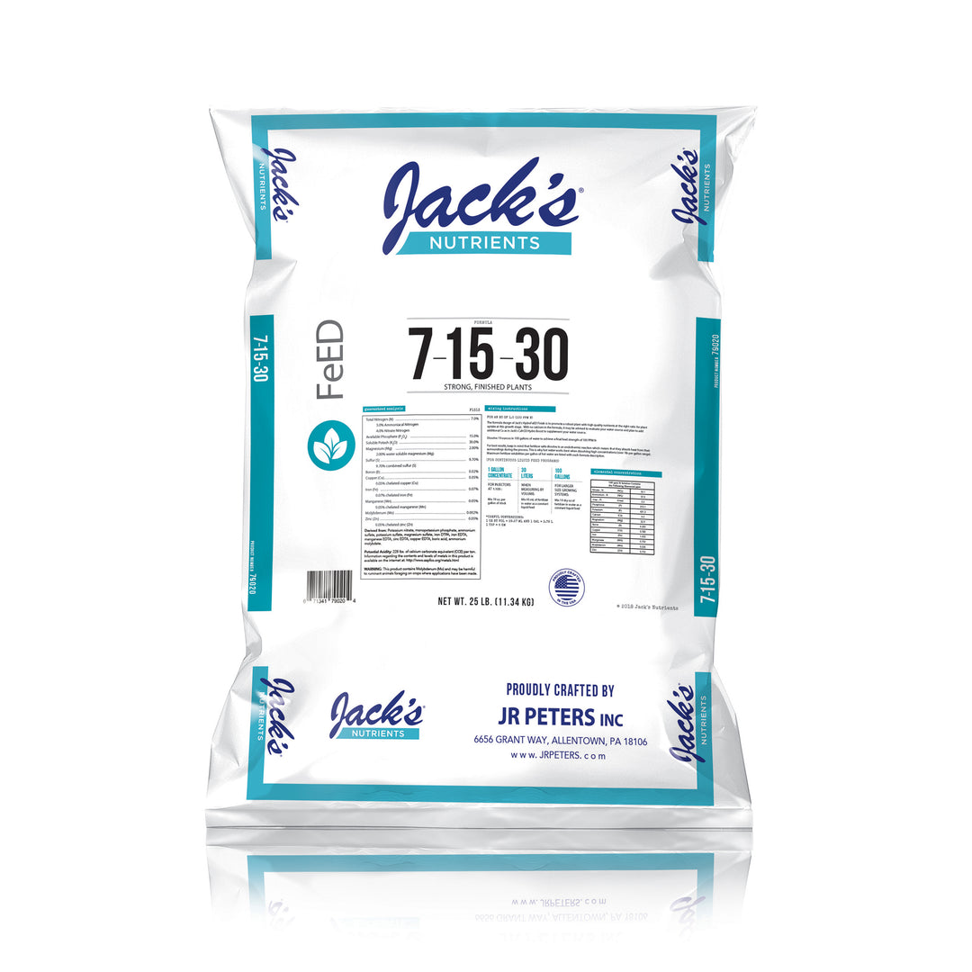 Jack's® Nutrients FeED 7-15-30 Finish Fertilizer