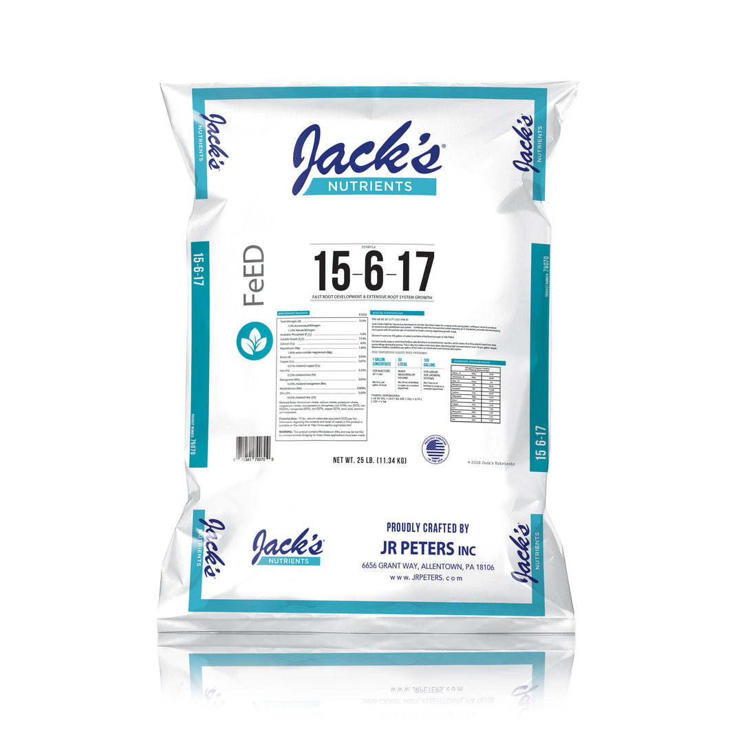Jack's® Nutrients FeED 15-6-17 Clone Starter Fertilizer