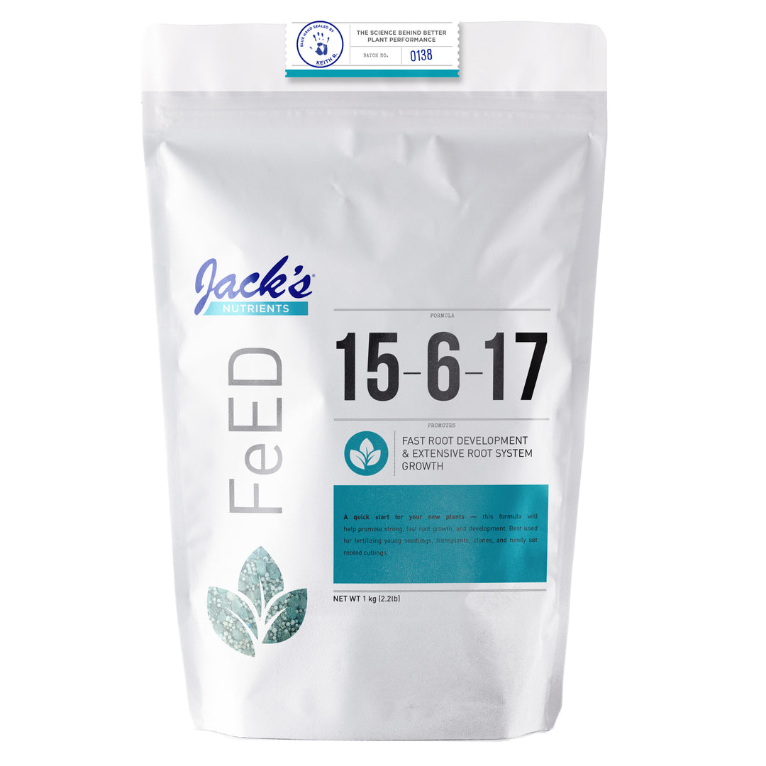 Jack's® Nutrients FeED 15-6-17 Clone Starter Fertilizer